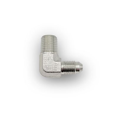 Magister Hydraulics 1/2 in. NPT Male x 1/2 in. JIC Male 90 deg. Elbow Hydraulic Adapter