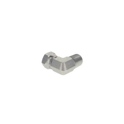 Image showing  1/2 in. NPT Male x 1/2 in. NPT Female 90 deg. Elbow Hydraulic Adapter Swivel