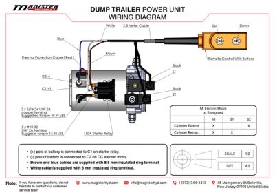 Image showing  12 V DC Double Acting Dump Trailer Hydraulic Pump 12 qt. Plastic Reservoir