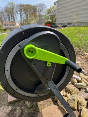 Maze Two Stage 65 Gallon Compost Tumbler with Easy Turn Kit