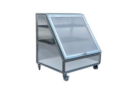 Hobby Line Mfg Amish handcrafted portable Mini Greenhouse Cart