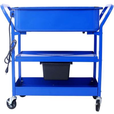 Image showing  Portable Parts Washer with Drain Tray, 20-Gallon capacity, 325 GPH pump power