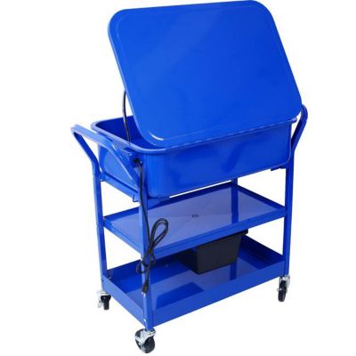 Image showing  Portable Parts Washer with Drain Tray, 20-Gallon capacity, 325 GPH pump power