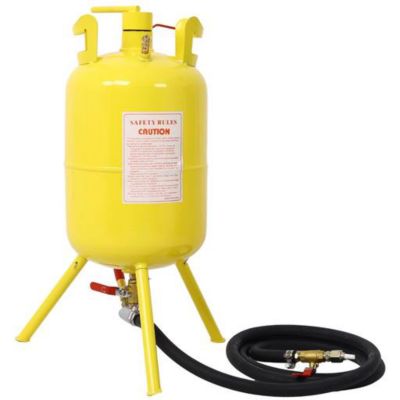 TMB Portable 5 gal. Air Sandblaster with Blast Gun, Yellow