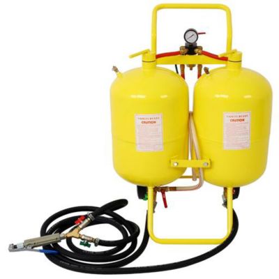 TMB Dual Tank Abrasive Soda Blaster (2) 10 gal. Tanks 100 lb.