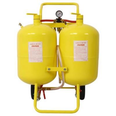 Image showing  Dual Tank Abrasive Soda Blaster (2) 10 gal. Tanks 100 lb.
