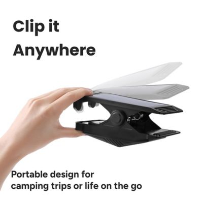 Image showing  Outdoor Solar Large Clip-Anywhere Light with Motion Sensor 2 pk.