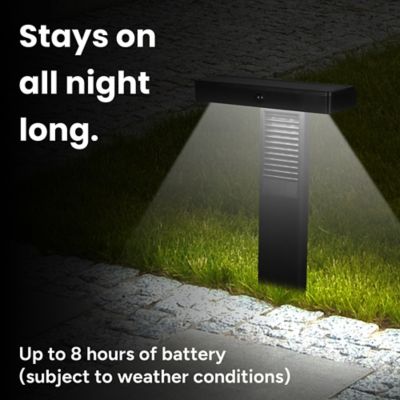 Image showing  Outdoor T-Shaped Solar Pathlight with Motion Sensor