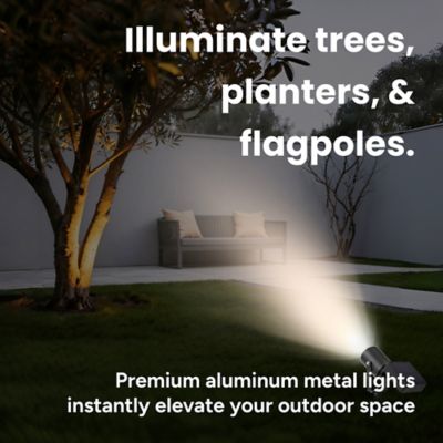 Image showing  Outdoor Solar Aluminum Landscape LED Spotlight