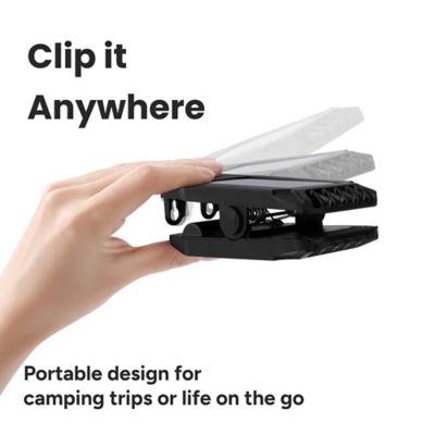 Image showing  Outdoor Compact Solar Clip-Anywhere Light with Motion Sensor, 2 pk.