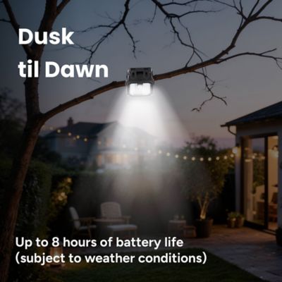 Image showing  Outdoor Compact Solar Clip-Anywhere Light with Motion Sensor, 2 pk.