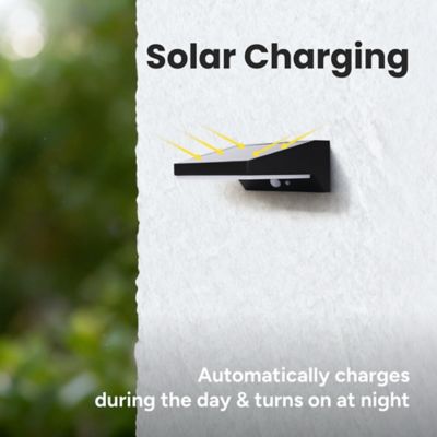 Image showing  Outdoor Solar Aluminum Wall and Fence Light with Motion Sensor