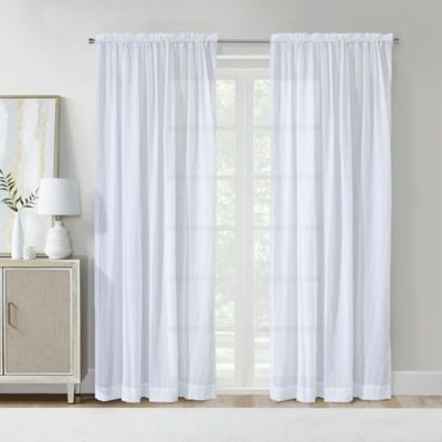 Habitat Crushed Sheer Rod Pocket Curtain Panel
