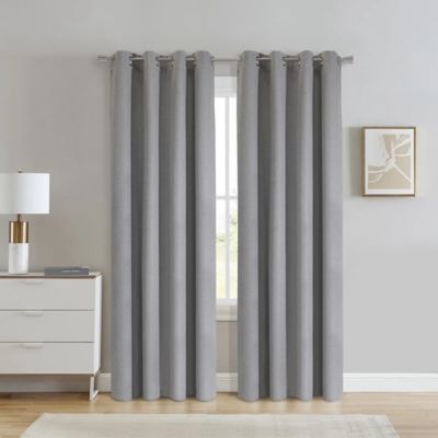 Thermaplus Duo Reversible 100% Blackout Grommet Curtain Panel