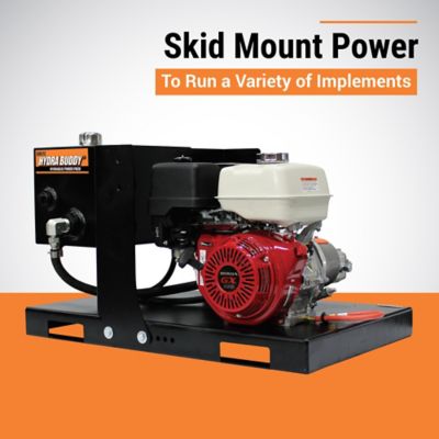 Image showing  Hydraulic Power Pack 2,000 PSI 7 GPM Electric Start Honda GX390 Skid Mount