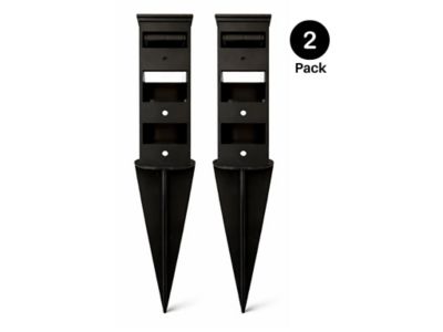 Image showing  Heavy Duty No-Dig Ground Anchor Easy Install Post Support for Signs, Trellis & Outdoor Use, 2 pk.