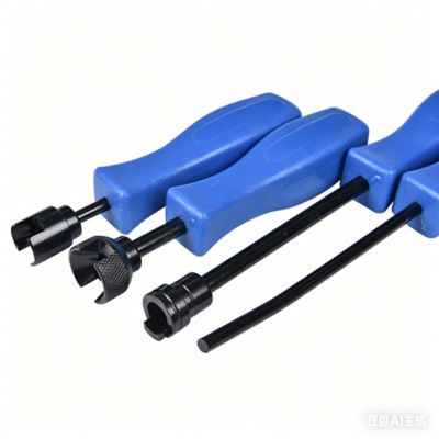 Image showing  Professional Drum Brake Tool Set with Spring Removal Tool, Brake Retaining Spring Tool, Brake Spring Pliers, 8 pc.