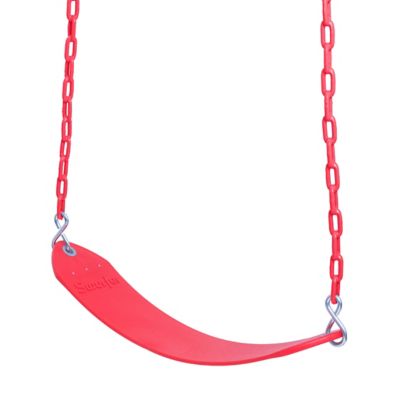 Image showing  Tree Outdoor Swing, Seat Replacement, Comfortable Heavy Duty Rubber Coated Chains, Weather Resistant