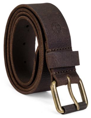 Timberland 40MM Milled Leather Belt with Textured Roller