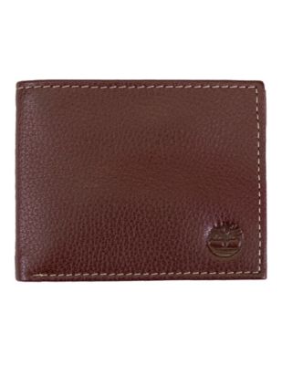 Timberland Leather Passcase Wallet With Pop Stitch