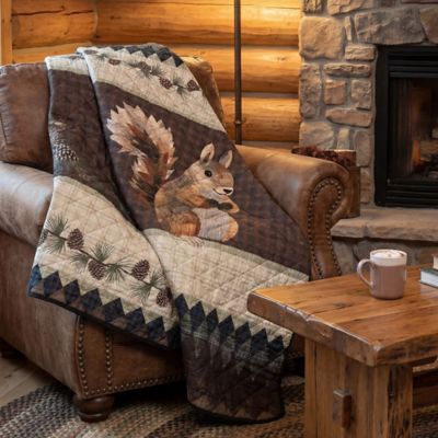Donna Sharp Pine Circle UCC Quilted Throw