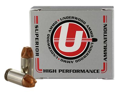 Underwood Ammo 844Xtreme Defense .45 ACP 135-Grain Solid Monolithic Handgun Ammunition, 20 Rounds