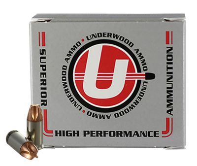 Underwood Ammo Xtreme Defense .380 ACP 68-Grain Solid Monolithic Handgun Ammunition, 20 Rounds