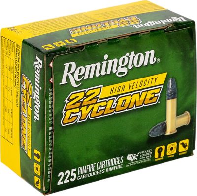 Remington Ammunition Cyclone .22 Long Rifle 36-Grain Lead Hollow Point Rimfire Ammunition, 225-Rounds