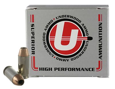 Underwood Ammo ASP .460 Rowland 230-Grain Jacketed Hollow Point Handgun Ammunition, 20 Rounds