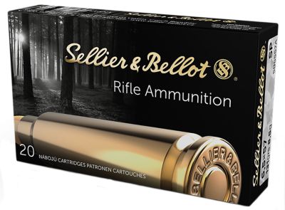 Sellier & Bellot 6.5x57mm 131-Grain Soft Point Rifle Ammunition, 20 Rounds, SB6557A