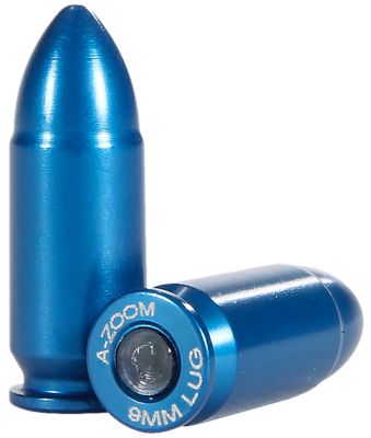A-Zoom 9mm Luger Pistol Snap Caps, Blue, 10 Rounds