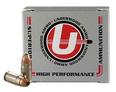 Underwood Ammo 118ASP .357 Sig 115-Grain Jacketed Hollow Point Handgun Ammunition, 20 Rounds
