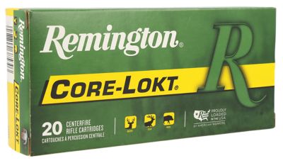 Remington Ammunition Core-Lokt .300 Win Short Mag 150-Grain Pointed Soft Point Rifle Ammunition, 20 Rounds