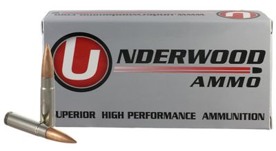 Underwood Ammo Custom Competition .300 AAC Blackout 220-Grain Hollow Point Boat Tail Match Rifle Ammunition, 20 Rounds