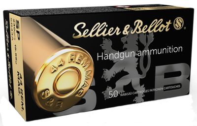 Sellier & Bellot .44 Magnum 240-Grain Soft Point Handgun Ammunition, 50 Rounds
