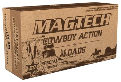 Magtech Cowboy Action .44 Special 240-Grain Lead Flat Nose Handgun Ammunition, 50 Rounds