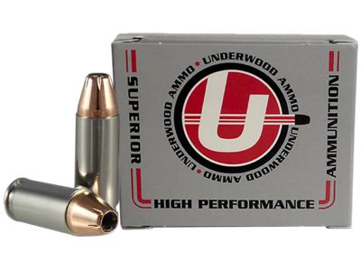 Underwood Ammo 144XTP .38 Super 124-Grain Jacketed Hollow Point Handgun Ammunition, 20 Rounds