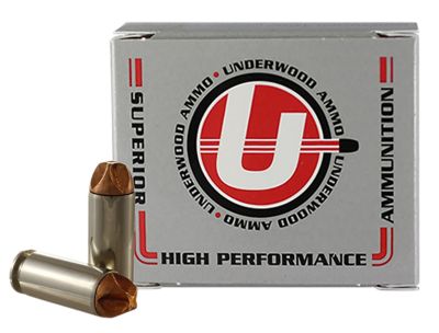Underwood Ammo 810Xtreme Defense 10mm Auto 115-Grain Solid Monolithic Handgun Ammunition, 20 Rounds