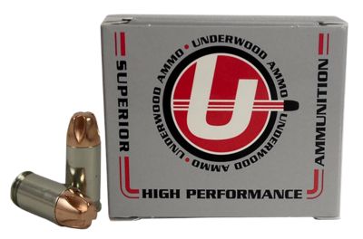 Underwood Ammo .380 ACP+P 90-Grain Solid Monolithic Handgun Ammunition, 20 Rounds