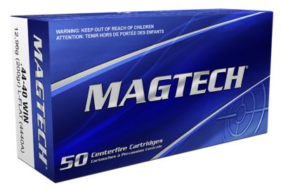 Magtech Range/Training .44-40 Winchester 200-Grain Lead Flat Nose Handgun Ammunition, 50 Rounds