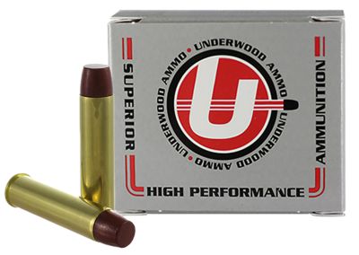 Underwood Ammo Gas Check .460 S&W Magnum 360-Grain Hard Cast Long Wide Nose Handgun Ammunition, 20 Rounds