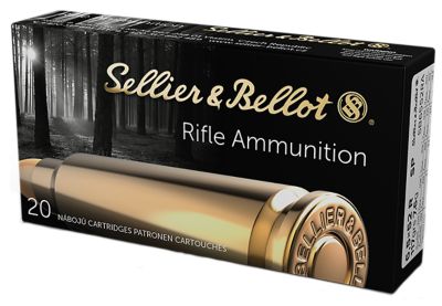 Sellier & Bellot 6.5x52mmR 117-Grain Soft Point Rifle Ammunition, 20 Rounds