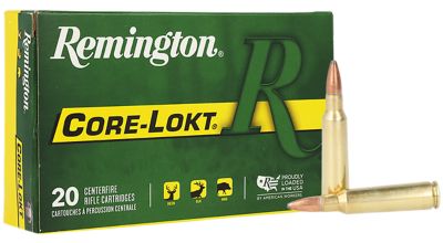 Remington Ammunition Core-Lokt .250 Savage 100-Grain Pointed Soft Point Rifle Ammunition, 20 Rounds