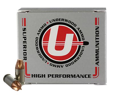 Underwood Ammo Xtreme Defense .380 ACP+P 68-Grain Solid Monolithic Handgun Ammunition, 20 Rounds