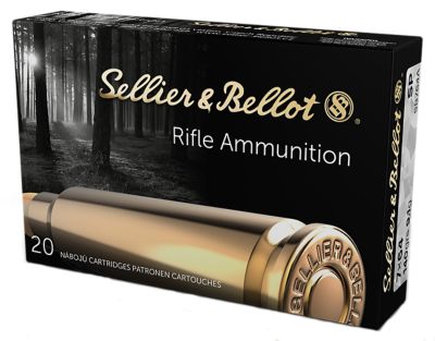 Sellier & Bellot 7x64mm Brenneke 140-Grain Soft Point Rifle Ammunition, 20 Rounds