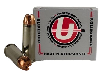 Underwood Ammo 841Xtreme Penetrator .44 Remington Magnum 220-Grain Solid Monolithic Handgun Ammunition, 20 Rounds
