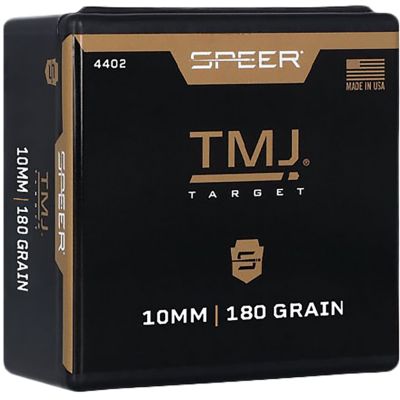 Speer Ammo .40 Caliber 180-Grain Total Metal Jacket Reloading Rifle Bullets, 100 Rounds