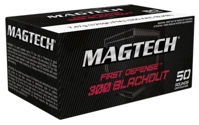 Magtech Tactical/Training .300 AAC Blackout 123-Grain Full Metal Jacket Rifle Ammunition, 50 Rounds