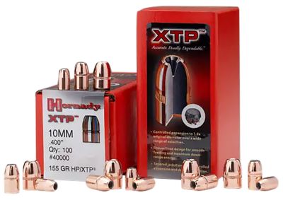Hornady XTP .38 Caliber 125-Grain Reloading Rifle Bullets, 100 Rounds