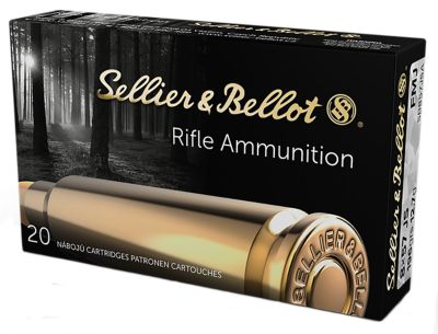 Sellier & Bellot 8mm Mauser 196-Grain Full Metal Jacket Rifle Ammunition, 20 Rounds